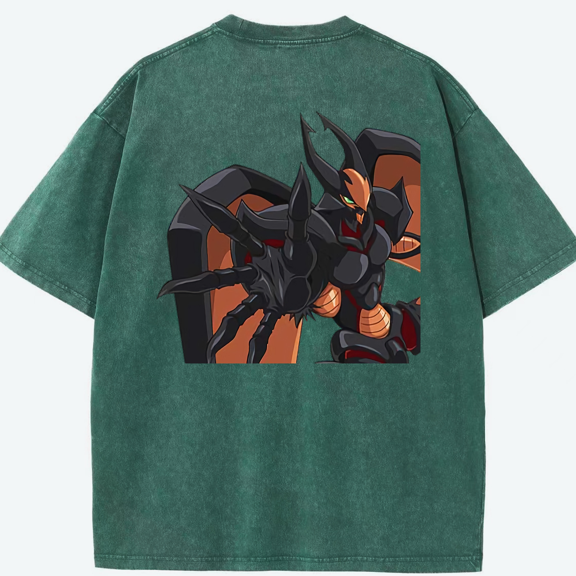 （画像用） 遊☆戯☆王 Yu-Gi-Oh! 綿100% ヴィンテージ風 半袖Tシャツ（背面プリント）